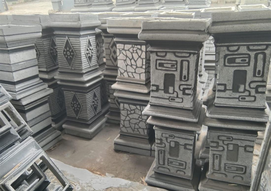 Pilar pagar beton